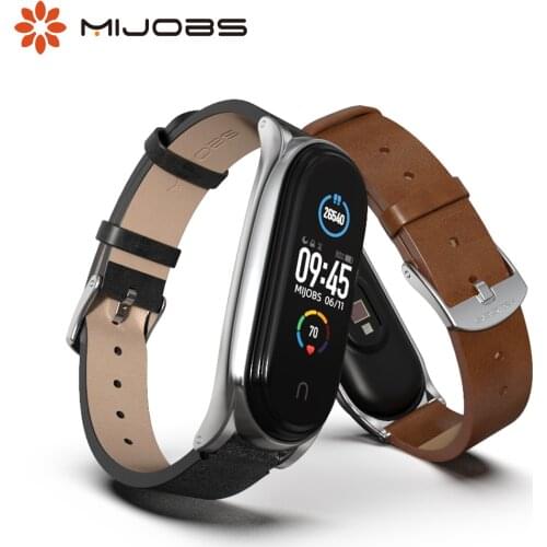 For Mi Band 5 PU Leather Watch Band Wrist Strap for Xiaomi Mi Band 4 Sport Bracelet Miband 3 Smart Watch Mi5 Wristband Correa