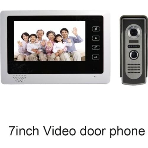 1 set) 7 inch HD 1 to 1 Color panel Video Door Phone Home use talk-back long distance visible intercom access control system