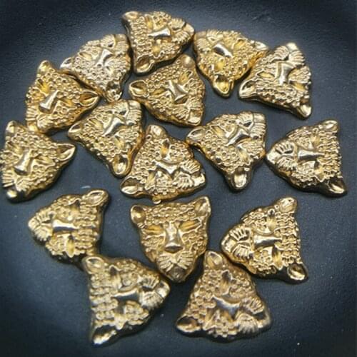 Hot-Fix Stud Rivet Metal Loose Rhinestones Gold Leopard Studs Decorations Clothing Accessories New Style Rhinestone For Crafts