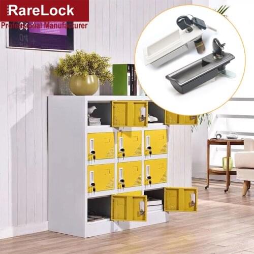 File Cabinet Combination Lock Storage Cabinet Handle with Lock Shoe Cabinet Iron Cabinet Lock Rarelock MA011 E