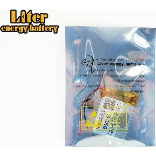 Liter energy battery 3.7V lithium polymer battery charging board 300mAh 402530 042530 Bluetooth roolls recorder