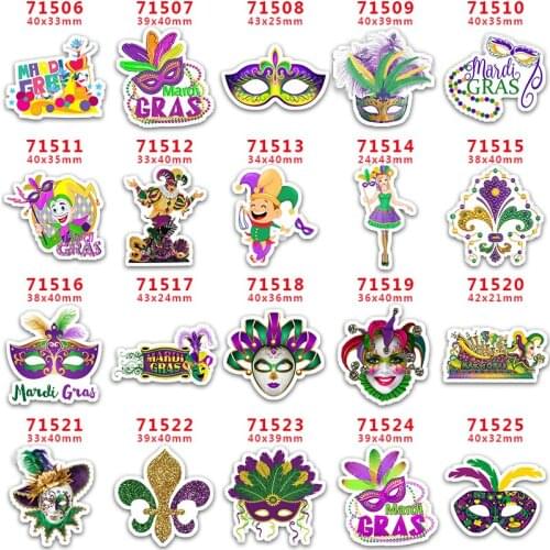 Mardi Gras character flatback resin planar resin Pr71506