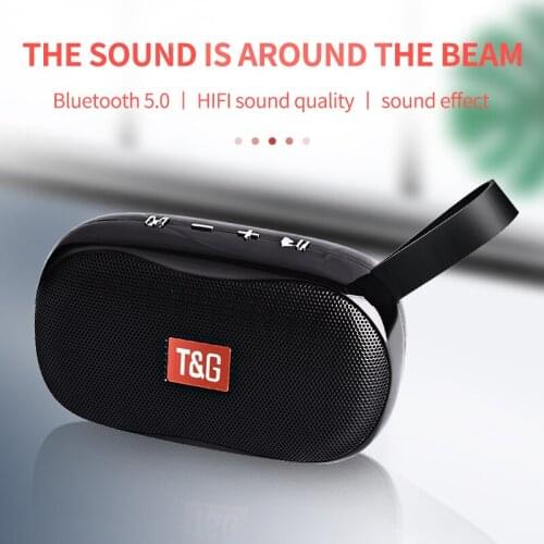 LUSHUO 2020 Mini Portable Bluetooth Speaker Wireless Speaker Subwoofer 3D Stereo Surround Outdoor Speaker Support FM TF Card