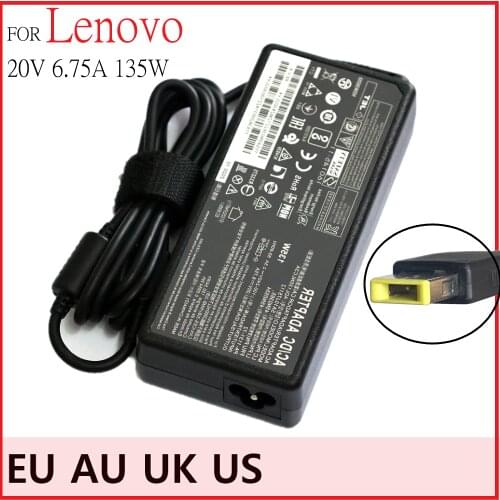 Original 20V 6.75A 135W laptop charger for Lenovo Legion Y520-15IKBA Y520-15IKBM Y520-15IKBN Y530-15ICH Y7000P Y730-15ICH
