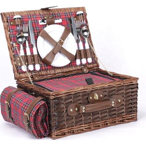 Cooler Bag Cheap Picnic Storage Wicker Basket For Home Use