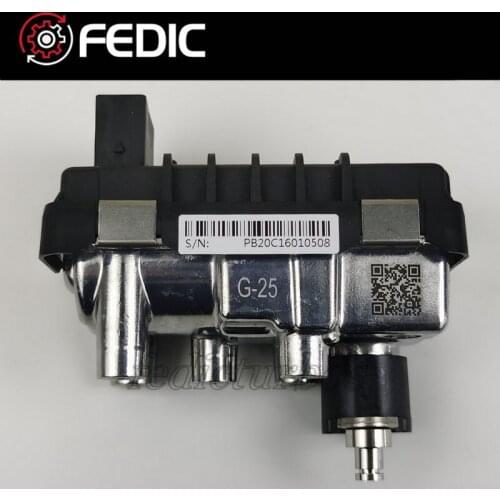 Turbocharger electronic actuator G-25 GTB1749VK 778400 for Jaguar XF Land-Rover Discovery IV TDV6 3.0D 245/275 HP V6