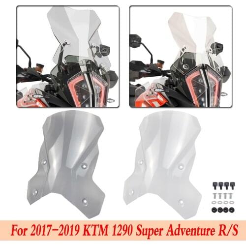 For KTM 1290 Super ADV Adventure R/S Wind Deflectors Motorcycle Accessories Windscreen Windshield Shield Screen 2020 2019 2018