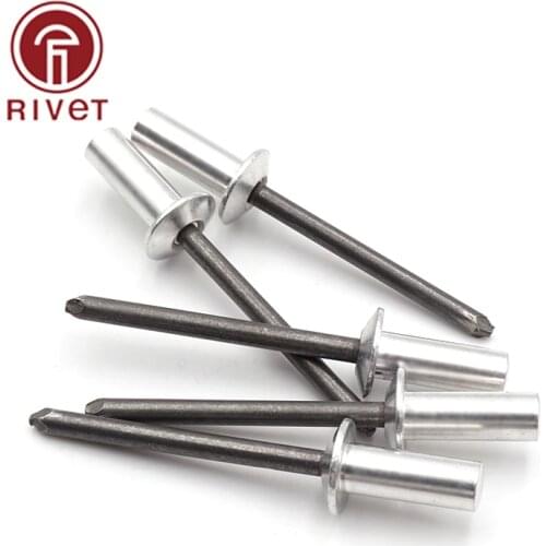 M3.2x6/7/8/9/10/11/13/14/18mm Closed End Blind Rivet Aluminium Steel Rivet Sealed Watertight Rivets Waterproof Remaches 10PCS