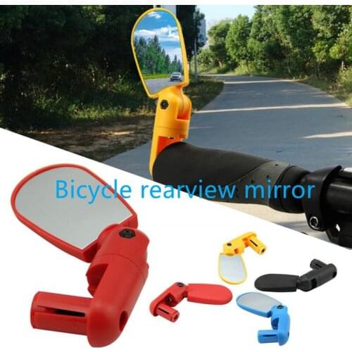 ABS Bicycle Rearview Mirror Multi-angle Outdoor Travel Durable Adjustable Bike Rearview Mirror For Bike Accessories