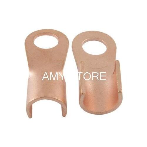 200A Ring Tongue Open Cable Connector Copper Passing Through Terminals Lugs