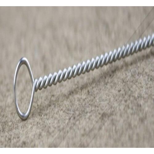 10pcs Strong Stainless Steel Straw Cleaners Metal tobacco cleaning brush Glass Drinking Pipe Cleaners Brush smoker gadgets