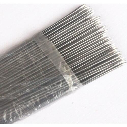 100pcs Stainless Steel Barbecue Grilling BBQ Needles Sticks Skewers (Silver)