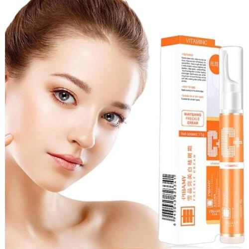 15ml Vitamin C VC Serum Instant Blemish Removal Gel For Face Skin Care Serum Vitamin C Whitening Freckle Serum Brighten
