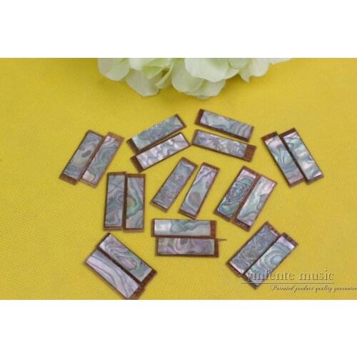 2pcs Abalone Inlay Blank Rectangle For Violin Viola Bow Slide Bow Hair 29x8x1mm