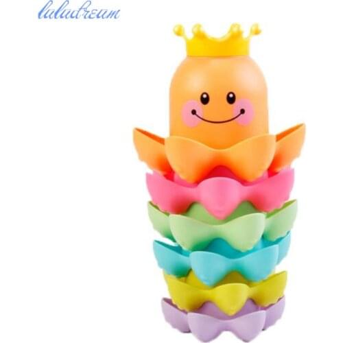 6pcs Automatic Spraying Water Toys Lovely Animal Baby Bath Toys Octopus Style Classic Float Swimming Toys For Kids Baby Children