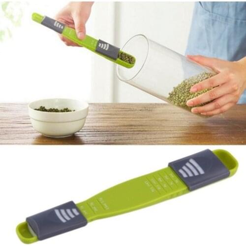 8 Levels Adjustable Measuring Spoon 13G/ML Liquid Powder Metering Spoon Cup Cooking Baking Seasoning Scales for Kitchen Gadgets
