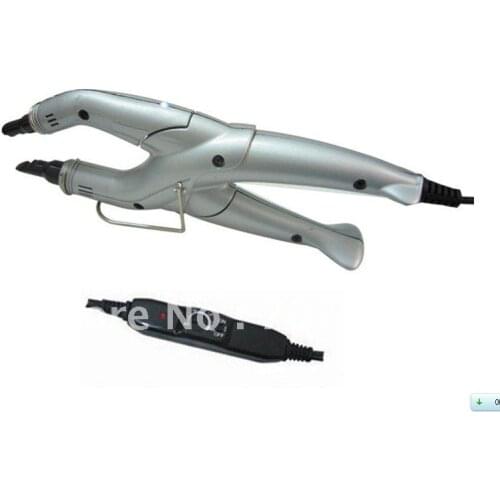 Freeshipping - Control temperature silver color EXTENSIONS FUSION REMY HUMAN HAIR CONNECTOR IRON