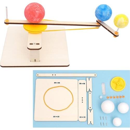 DIY Earth Moon Sun Orbital Planetarium Geography Experiment Education Kids Toy