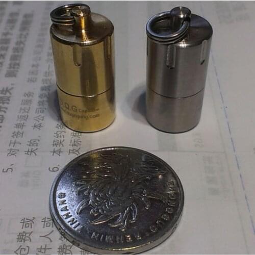 DQG Capsule Mini Waterproof Keychain Storage For 10180 battery