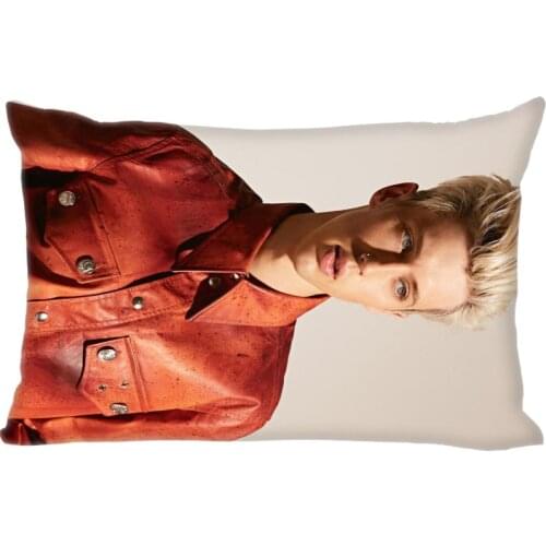 Singer Troye Sivan Double Sided Rectangle Pillowcase With Zipper Home Office Decorative Sofa Pillowcase Cushions Pillow Cover