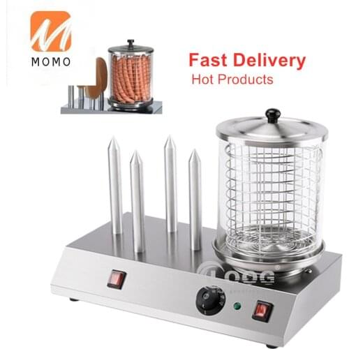 Hot Sale Bread Steamer Warmer Chinese Automatic Sausage Grill Machine Commercial Hot Dog Maker Electric Hotdog Roller CE