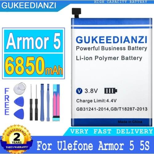 GUKEEDIANZI Ulefone Armor 5 Phone Batteries