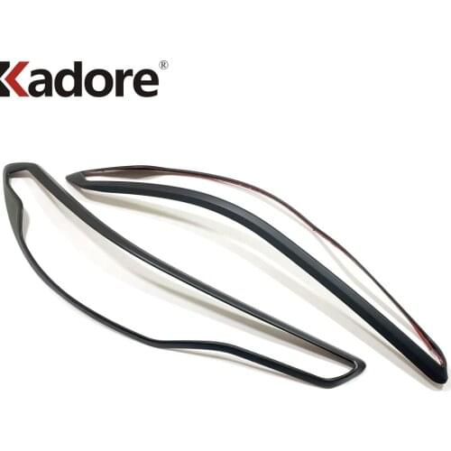 Chrome Black Auto Front Head Light Lamp Cover Trim For Toyota corolla cross gr 2018 2019 2020 2021 Headlight Strips Car Styling