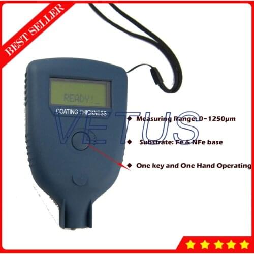 KCT200 Digital Coating Thickness Gauge with Handheld Paint F/NF Coating Thickness Tester Meter