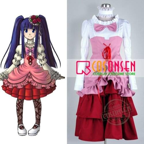 COSPLAYONSEN Umineko no Naku Koro ni Erika Furudo Cosplay Costume Full Set All Size