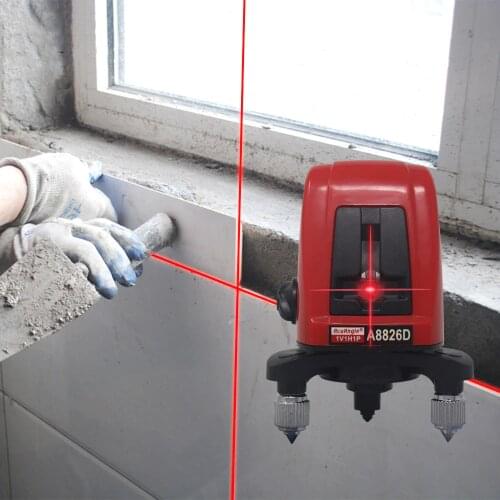 A8826D Cross Red Laser Level 360 Degree Self-leveling 2 Lines 1 Point Horizontal And Vertical Nivel Laser