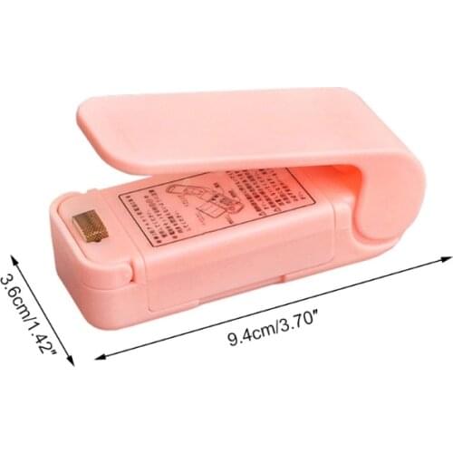 Mini Sealing Machine Portable Snack Bag Heat Sealer Hand Press Sealing Machine for Plastic Bags Food Saver Storage