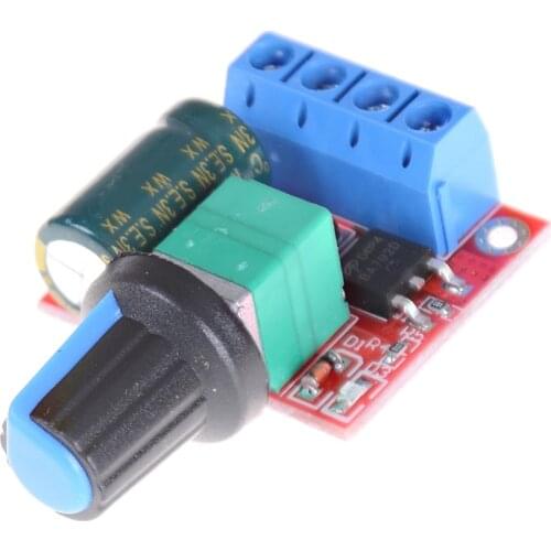 Mini DC Speed Controller 5A 4.5V-35V Speed Control Switch LED Dimmer New