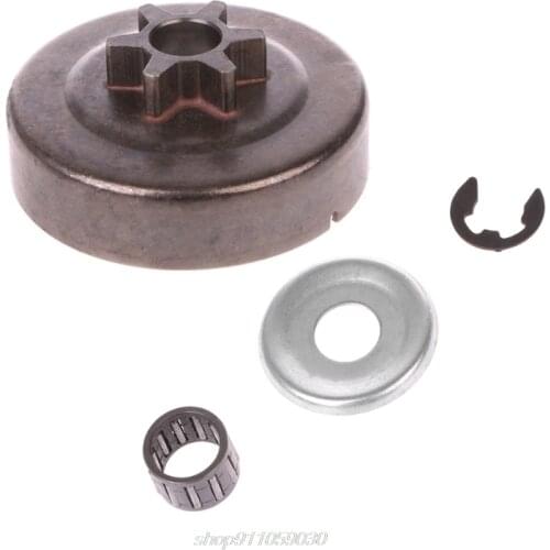 Chainsaw Clutch Drum Sprocket 3/8 6T Washer E-Clip Kit for stIHL MS170 180 Parts J28 21 Dropshipping