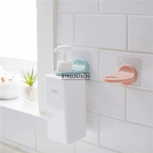 100pcs Bathroom Soap Bath Lotion Wall Hooks Kitchen Plastic Strong Suction Pratable Hanger Holder Clothes Hook Handdoek