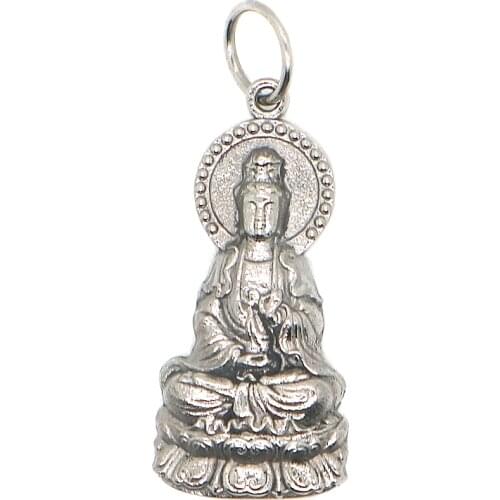 New Arrival Unisex 316L Stainless Steel Guan Yin Protect Classic Pendant
