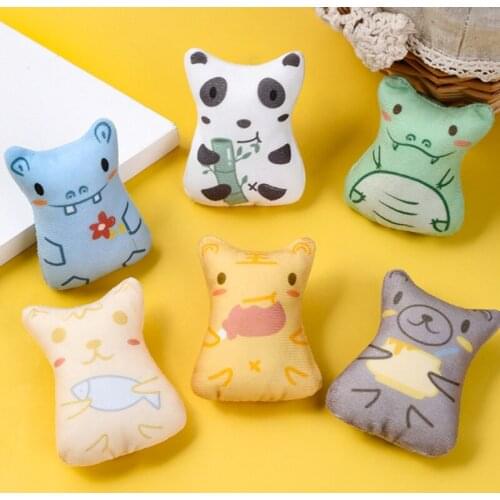 New Pet Cat Toys Chewing Teeth Scratch Resistant Color Printing Entertainment Tool For Cat Grinding Toys Durable Supplies