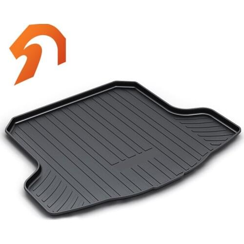 Rubber Rear Trunk Cover Cargo Liner Trunk Tray Floor Mats For NISSAN SUNNY Carpet Liner Mats