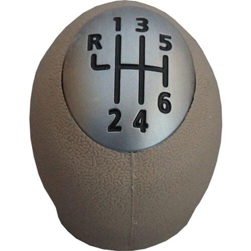 Renault Megane 3 Fluence, Laguna ,Scenic, espace For Gear Shift Stick Knob 6 Gear Chrome Beige Color 328650024R