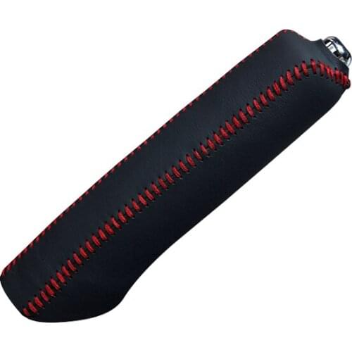Genuine Leather Handbrake Grips for Toyota corolla Natural leather cover on the handbrake car accessories interior
