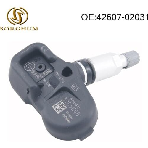 TPMS Sensor Tire Pressure Monitoring System 42607-02031 42607-02030 433MHZ For Toyota RAV4 IV Avensis Auris Corolla 2013-2018