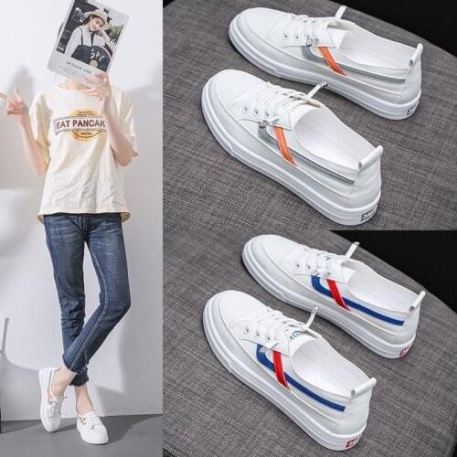 Womens Shoes 2021 Spring and Summer New Fashion Womens Low-top Casual Womens Shoes Breathable Flat Shoes Womens Sneakers