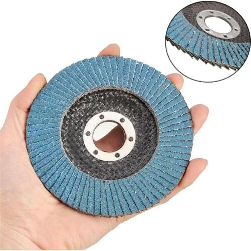 1PC Grinding Wheels Flap Discs 115mm 4.5" Angle Grinder 40/60/80/120Grit Sanding Discs Metal Plastic Wood Abrasive Tool