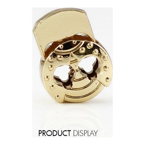 10pcs Pack Cord Lock Toggle Stopper Bean Gold Tone Size: 19mm*6mm Toggle Clip NK198