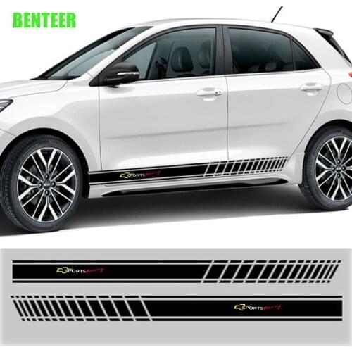 2pcs KK car side sticker For Chevrolet Cruze Captiva Lacetti Aveo Orlando Epica Camaro