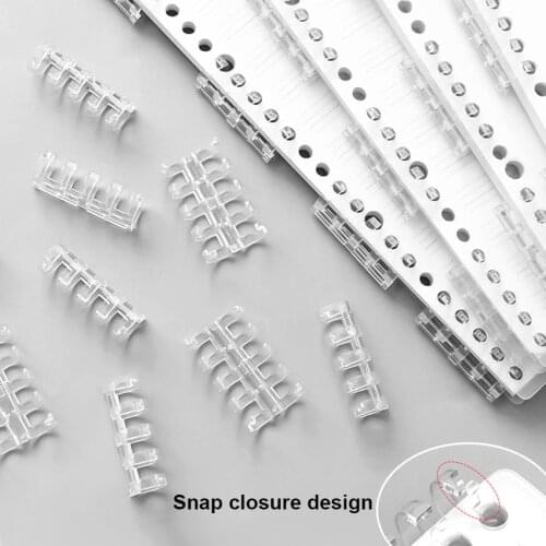 5 Ring Loose-Leaves Ring Scrapbook Loose-Leaves Book Storage Scrapbook DIY Five-Hole Segmented Plastic Binder Is Not Universal