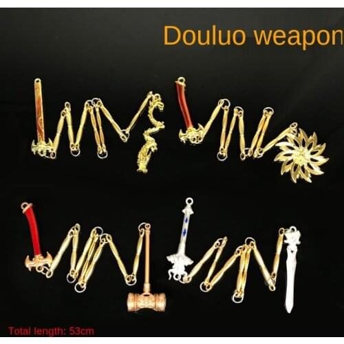 53cm anime alloy toys jiujiebian childrens toys Douluo Buddha Nu tanglian assassin 567 darts gift toys collection ornaments