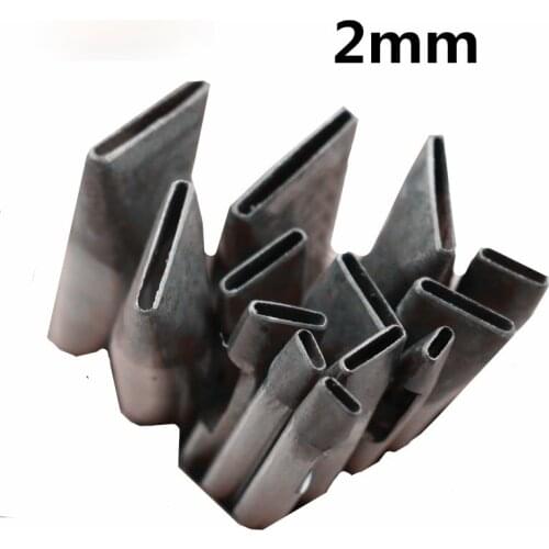 6pcs/lot 3mm/4mm/5mm/6mm/7mm/8mm*2mm Oval Shape Hole Punch Cutter Belt Watch Band Gasket Hollow Leather Diy Tool