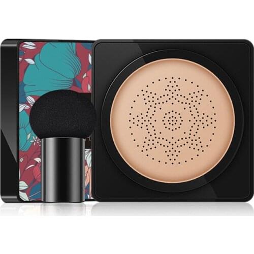 BB Air Cushion Foundation Mushroom Head CC Cream Concealer Moisturizing Brighten Skin Makeup Cosmetic Waterproof Face Base Tone