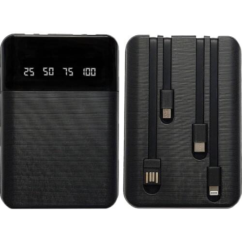 Universal 4x18650 USB Cable Powerbank Case 18650 DIY Batterery(No Include) Charger Box Kit For IPhone Xiaomi Huawei Samsung