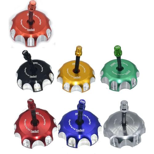 Black Red Blue Gold Colour Dirt bike Pit Bike Motorcross Aluminum CNC Alloy Fuel Gas Tank Cap Fit CRF 250 450 XR250 250R Series